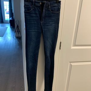 Abercrombie and Fitch high rise skinny jeans